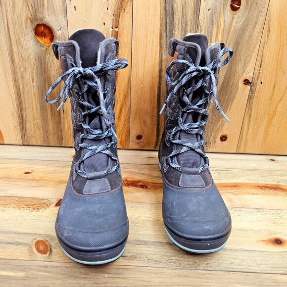 Clarks Muckers Vale Boots Suede Leather Fleece Size 10 - Picture 2 of 9